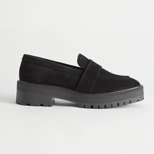 & Other Stories Chunky Suede Leather Loafer NWB